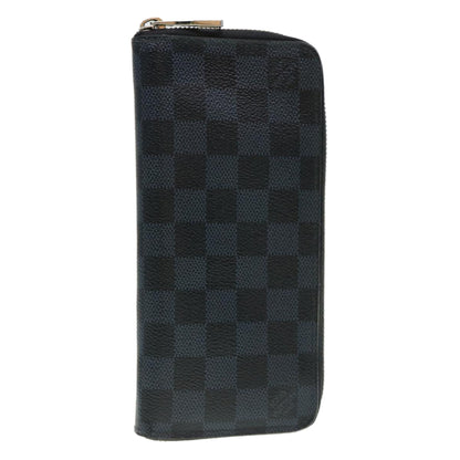 LOUIS VUITTON Damier Cobalt Zippy Wallet Vertical Long Wallet N62240 LV 38888