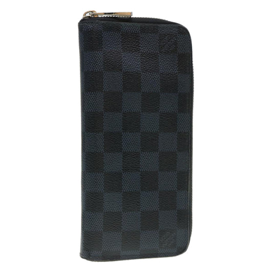 LOUIS VUITTON Damier Cobalt Zippy Wallet Vertical Long Wallet N62240 LV 38888