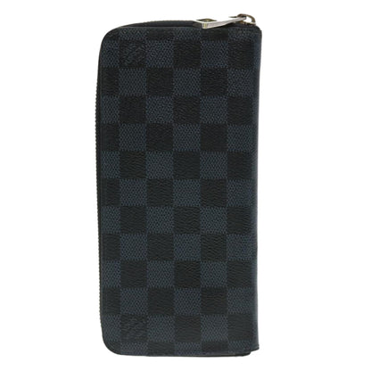 LOUIS VUITTON Damier Cobalt Zippy Wallet Vertical Long Wallet N62240 LV 38888