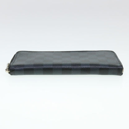 LOUIS VUITTON Damier Cobalt Zippy Wallet Vertical Long Wallet N62240 LV 38888