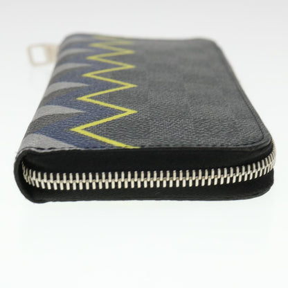 LOUIS VUITTON Damier Graphite Zippy Wallet Vertical Wallet N61253 LV 38889