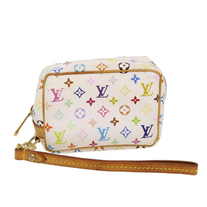 LOUIS VUITTON Monogram Multicolor Trousse Wapity Pouch White M58033 38926