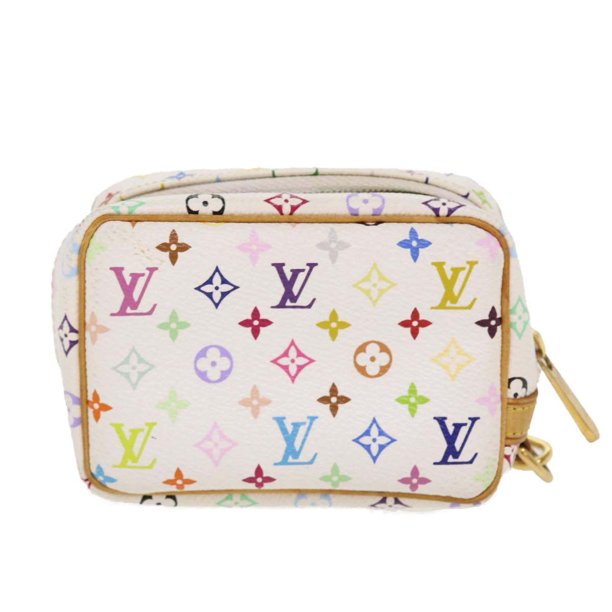 LOUIS VUITTON Monogram Multicolor Trousse Wapity Pouch White M58033 38926