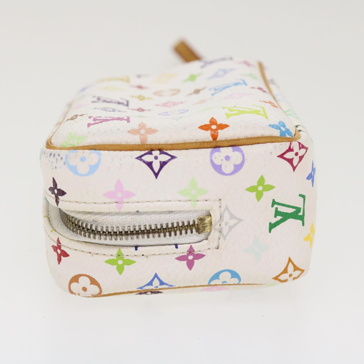 LOUIS VUITTON Monogram Multicolor Trousse Wapity Pouch White M58033 38926