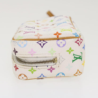 LOUIS VUITTON Monogram Multicolor Trousse Wapity Pouch White M58033 38926