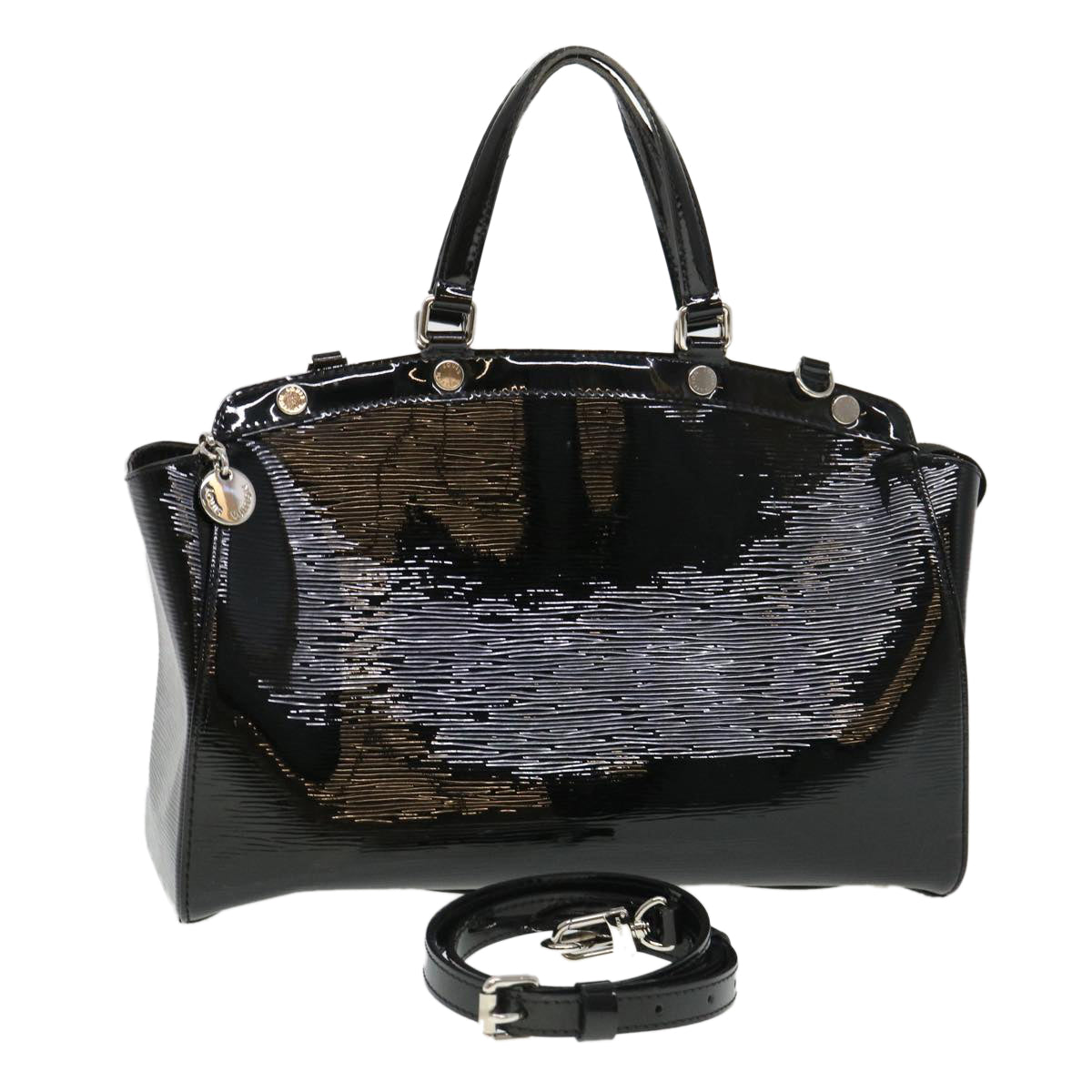 LOUIS VUITTON Epi Blair MM Hand Bag 2way Noir Electric M40328 LV 38933