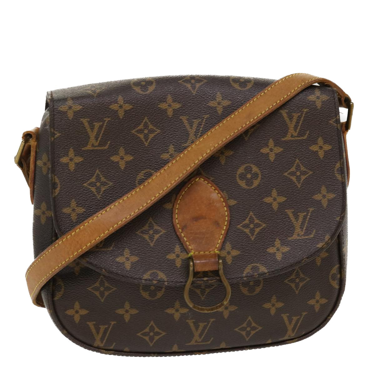 LOUIS VUITTON Monogram Saint Cloud GM Shoulder Bag M51242 LV 38944
