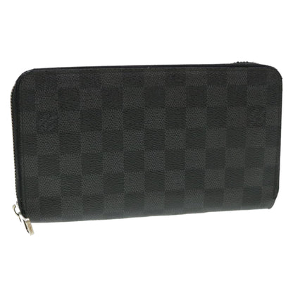 LOUIS VUITTON Damier Graphite Zippy Organizer Long Wallet N63077 LV 38947
