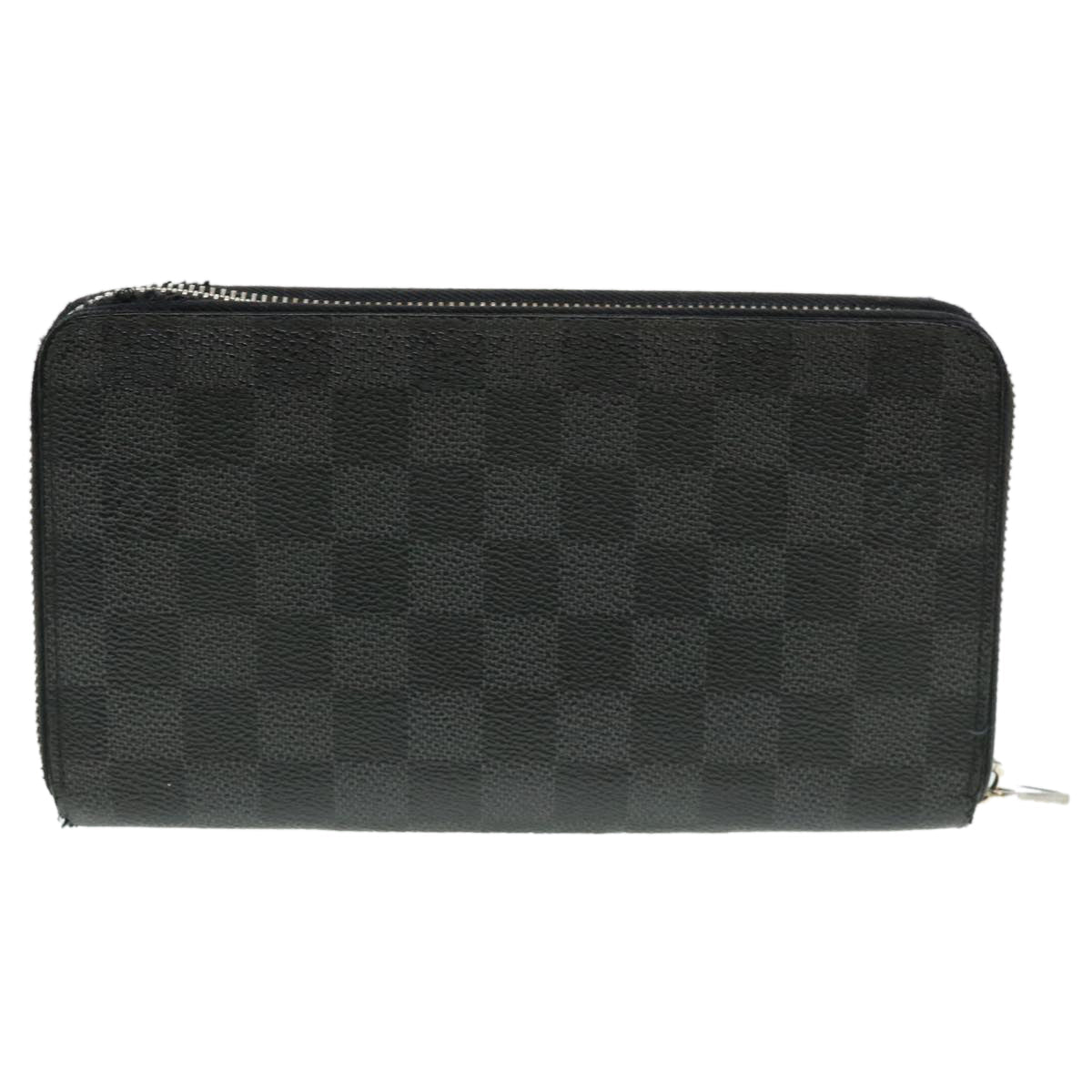 LOUIS VUITTON Damier Graphite Zippy Organizer Long Wallet N63077 LV 38947