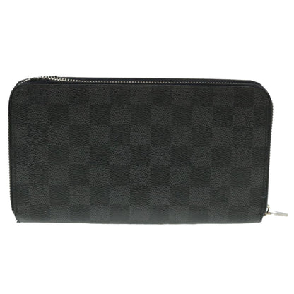 LOUIS VUITTON Damier Graphite Zippy Organizer Long Wallet N63077 LV 38947