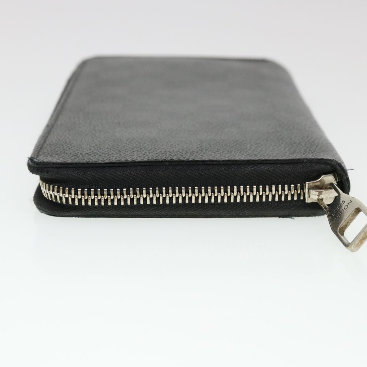 LOUIS VUITTON Damier Graphite Zippy Organizer Long Wallet N63077 LV 38947
