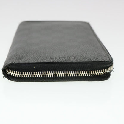 LOUIS VUITTON Damier Graphite Zippy Organizer Long Wallet N63077 LV 38947