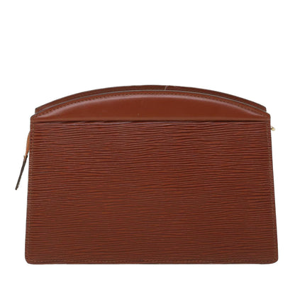 LOUIS VUITTON Epi Trousse Crete Pouch Brown M48403 LV 38950