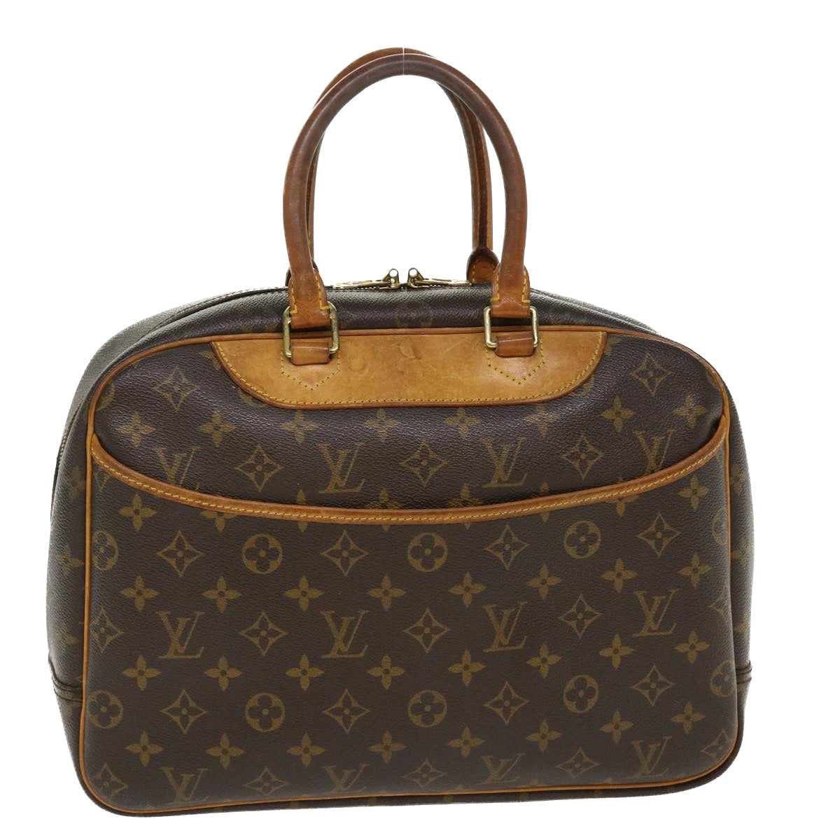 LOUIS VUITTON Monogram Deauville Hand Bag M47270 LV 38958