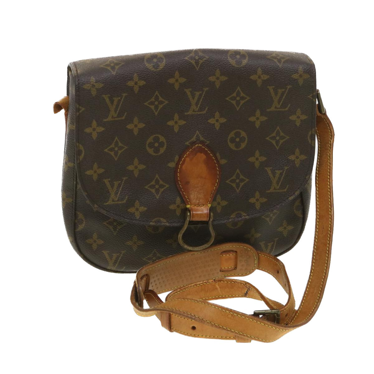 LOUIS VUITTON Monogram Saint Cloud GM Shoulder Bag M51242 LV 38963