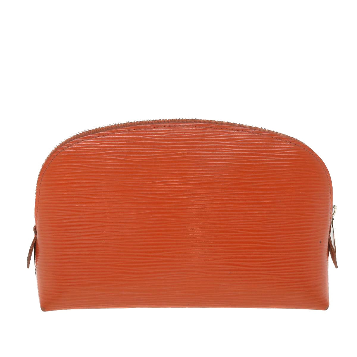 LOUIS VUITTON Epi Pochette Cosmetic Pouch Orange M40642 LV 38968