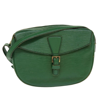 LOUIS VUITTON Epi June Feuille Shoulder Bag Green M52154 LV 38974