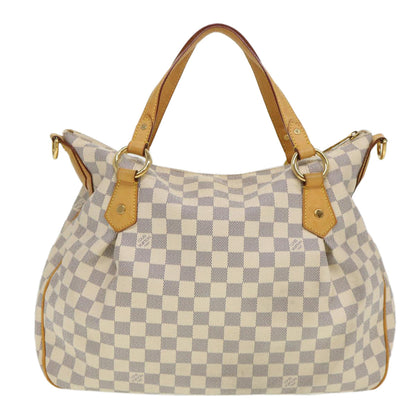 LOUIS VUITTON Damier Azur Ivora MM Shoulder Bag 2way N41133 LV 38982