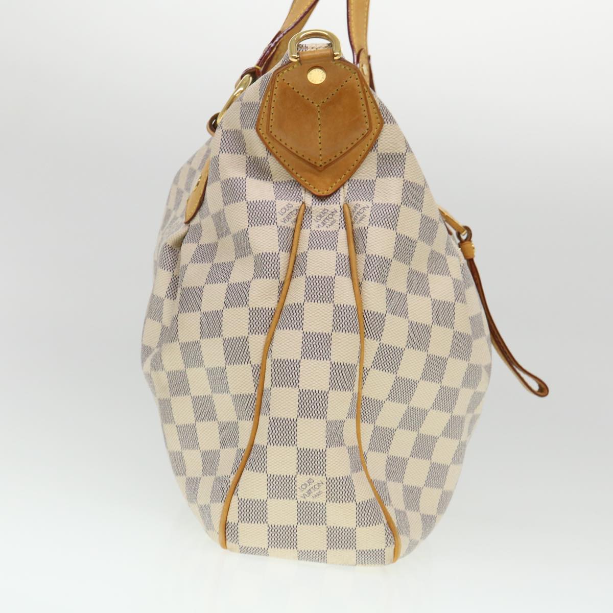 LOUIS VUITTON Damier Azur Ivora MM Shoulder Bag 2way N41133 LV 38982