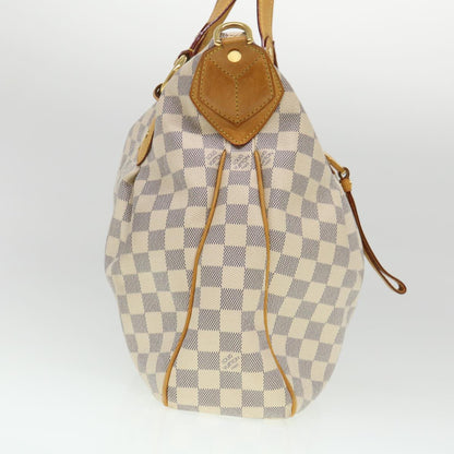 LOUIS VUITTON Damier Azur Ivora MM Shoulder Bag 2way N41133 LV 38982