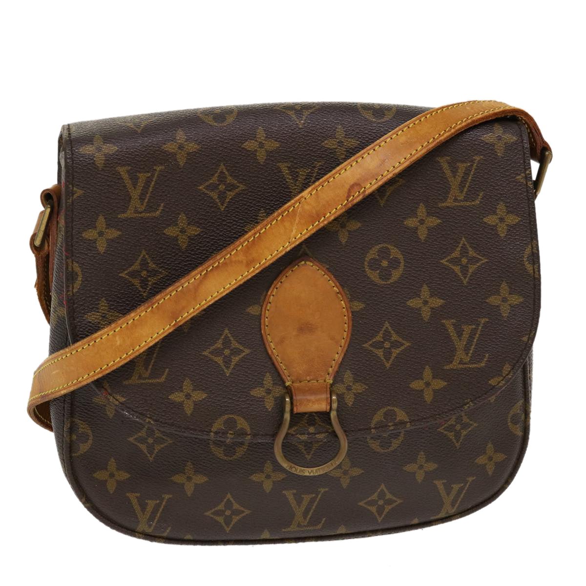 LOUIS VUITTON Monogram Saint Cloud GM Shoulder Bag M51242 LV 38984
