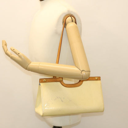 LOUIS VUITTON Monogram Vernis Roxbury Drive Hand Bag Perle M91374 LV 38988