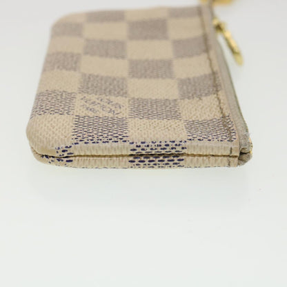 LOUIS VUITTON Damier Azur Pochette Cles Coin Purse N62659 LV 38998