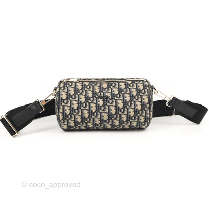 Dior Men's Roller Messenger Bag Oblique Jacquard