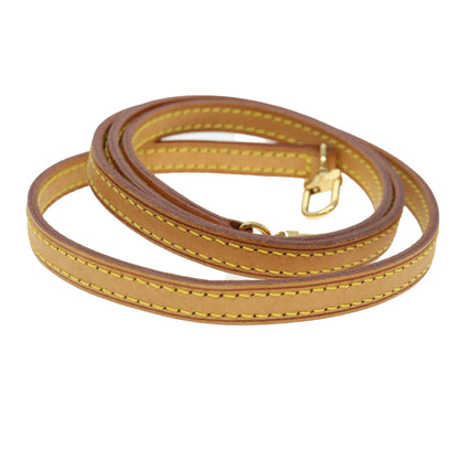 LOUIS VUITTON Shoulder Strap Leather 48.4"" Beige LV 39006