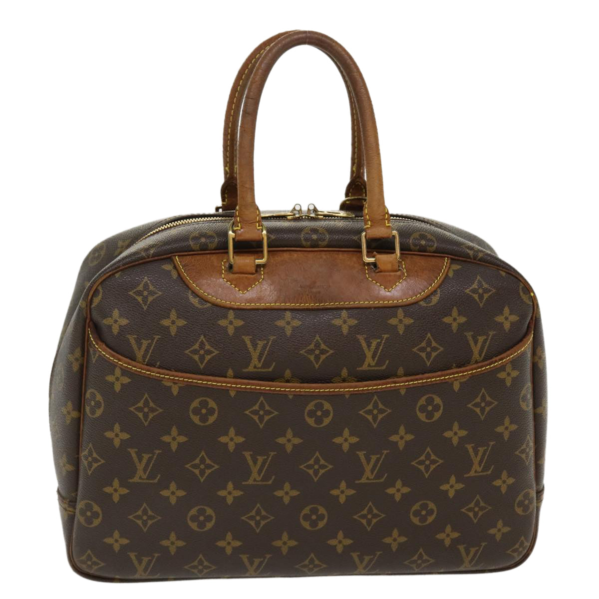 LOUIS VUITTON Monogram Deauville Hand Bag M47270 LV 39011