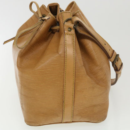 LOUIS VUITTON Epi Petit Noe Shoulder Bag Zipang Gold M44108 LV 39013