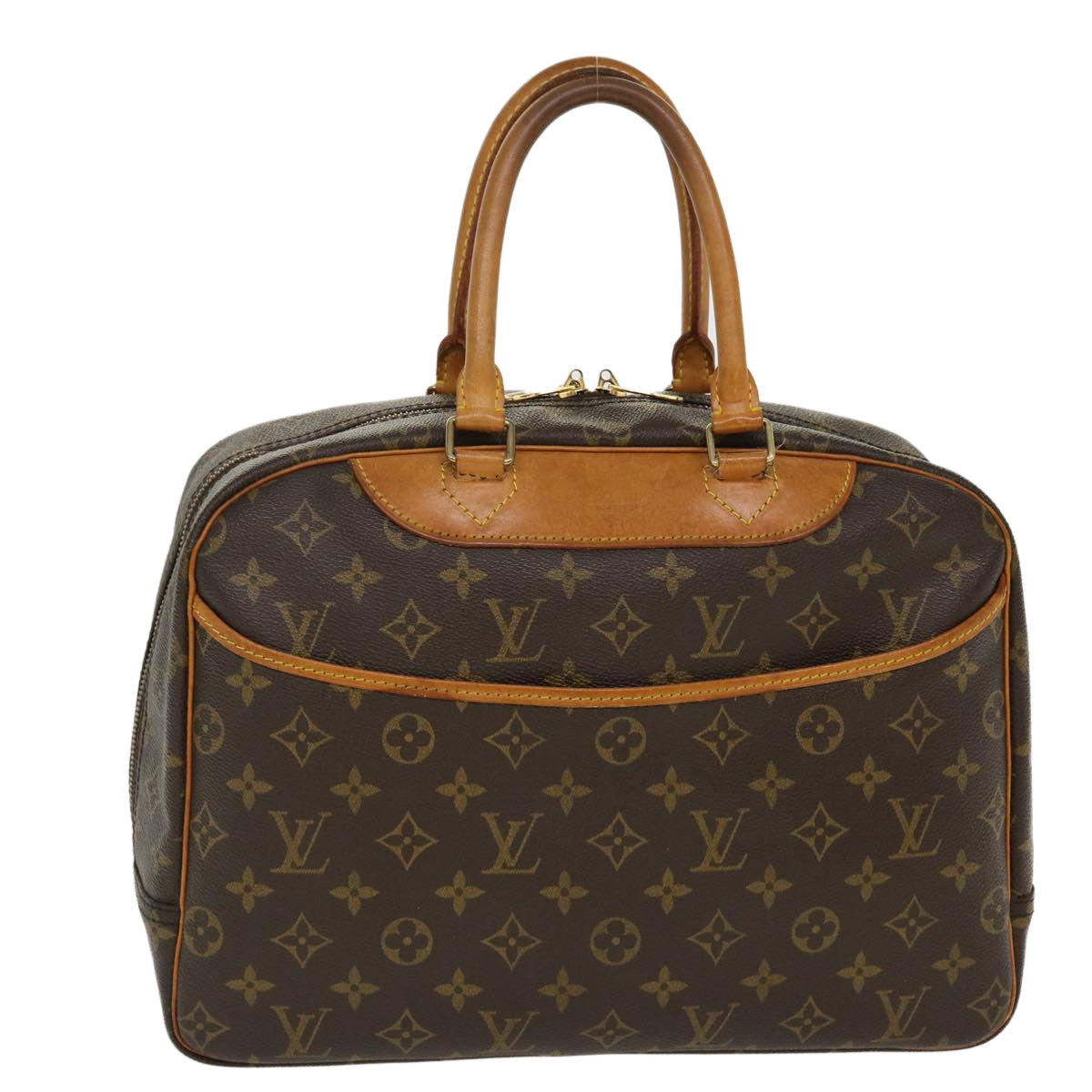 LOUIS VUITTON Monogram Deauville Hand Bag M47270 LV 39016
