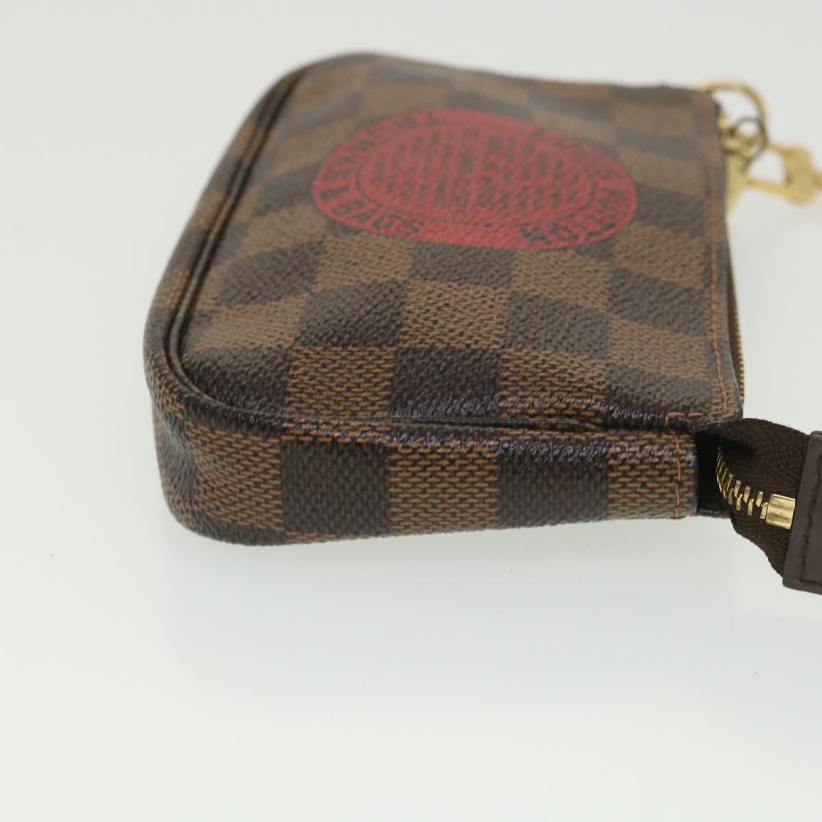 LOUIS VUITTON Damier Ebene T&B Mini Pochette Accessoires Pouch N58011 39017
