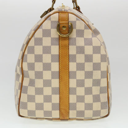 LOUIS VUITTON Damier Azur Speedy Bandouliere 35 Hand Bag N41002 LV 39036