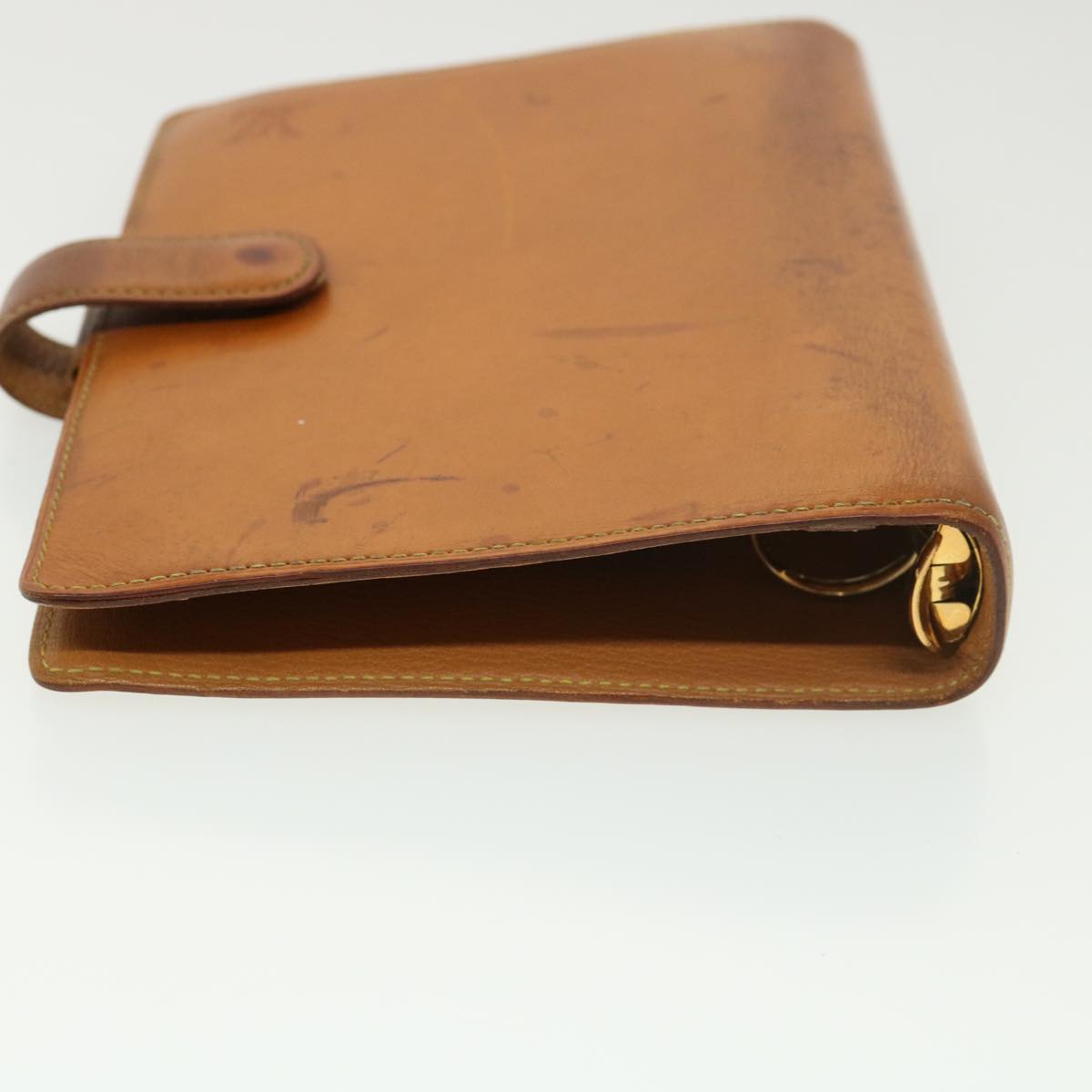 LOUIS VUITTON Nomad Leather Agenda MM Day Planner Cover Beige R20473 39037