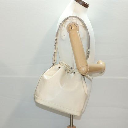 LOUIS VUITTON Epi Petit Noe Shoulder Bag White Yvoire M4084J LV 39066