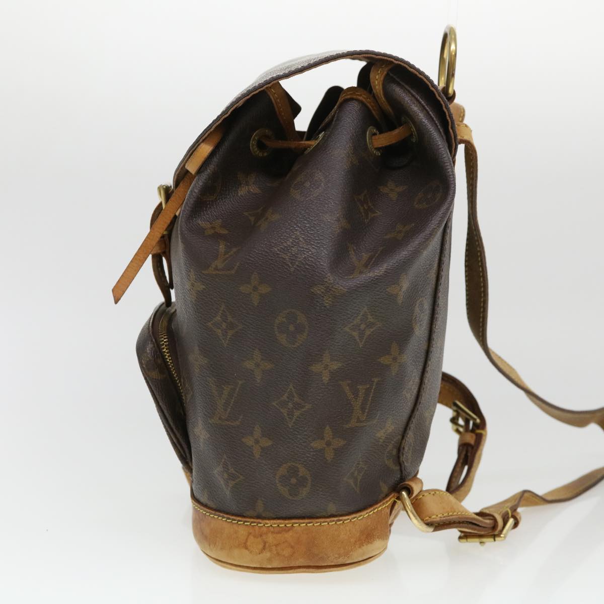 LOUIS VUITTON Monogram Montsouris MM Backpack M51136 LV 39072