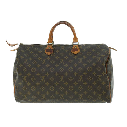 LOUIS VUITTON Monogram Speedy 40 Hand Bag M41522 LV 39075