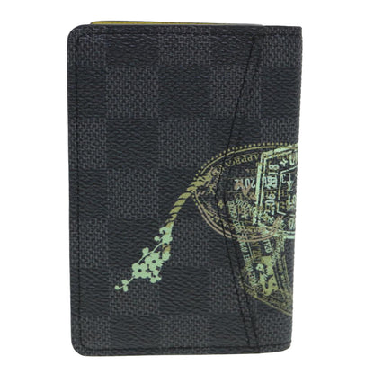 LOUIS VUITTON Damier Graphite Organizer De Poch Card Case N64602 LV 39076A