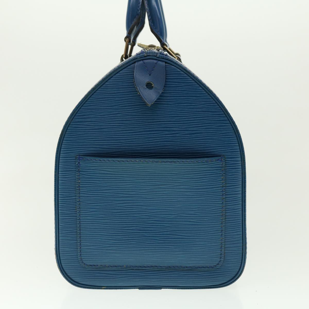 LOUIS VUITTON Epi Speedy 30 Hand Bag Toledo Blue M43005 LV 39078