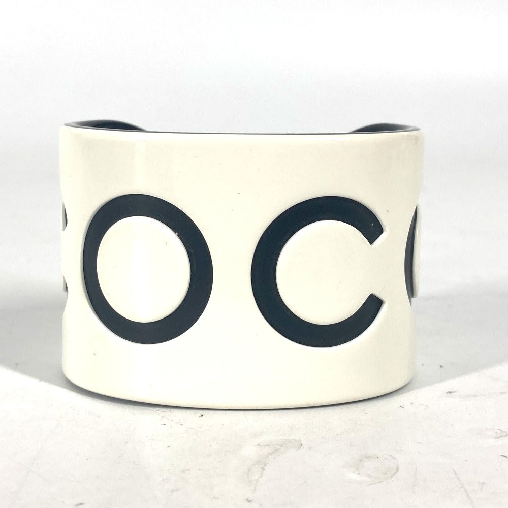 CHANEL Bangle plastic white 02P CC COCO Mark