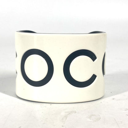 CHANEL Bangle plastic white 02P CC COCO Mark