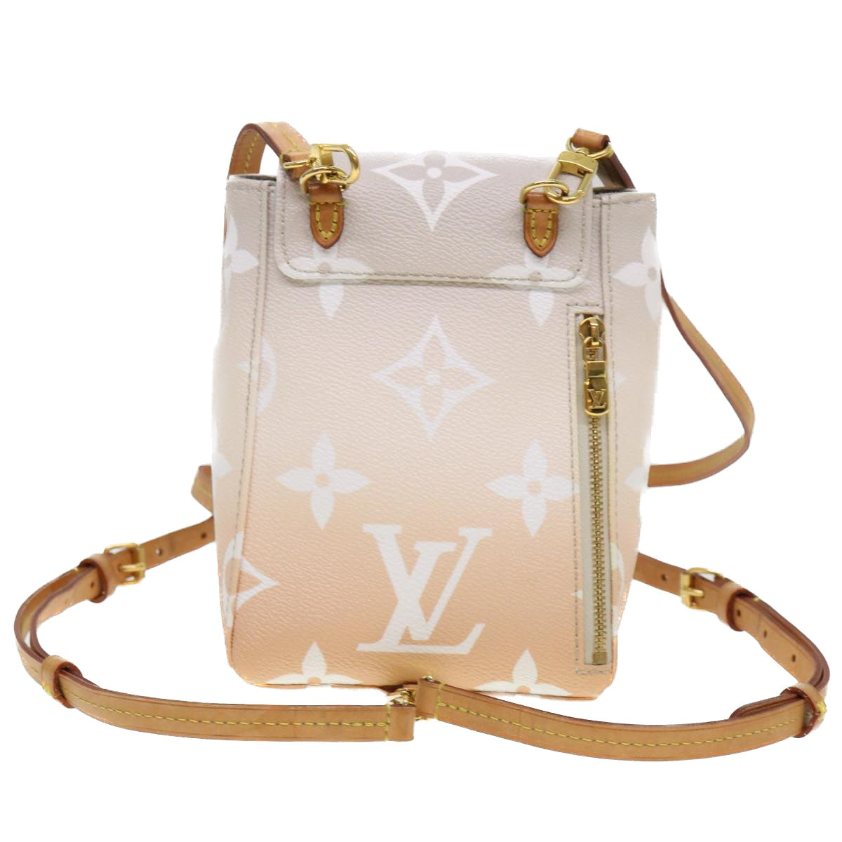 LOUIS VUITTON Monogram By The Pool Tiny Backpack Gris Bloom M45764 LV 39091