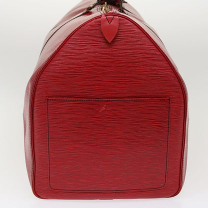 LOUIS VUITTON Epi Keepall 60 Boston Bag Red M42947 LV 39098