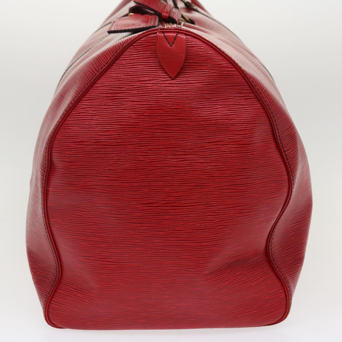 LOUIS VUITTON Epi Keepall 60 Boston Bag Red M42947 LV 39098