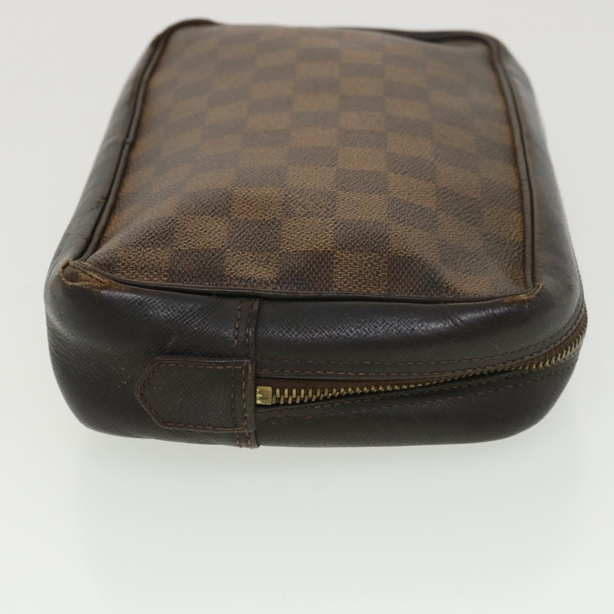 LOUIS VUITTON Damier Ebene Trousse Toilette Clutch Bag N47623 LV 39121