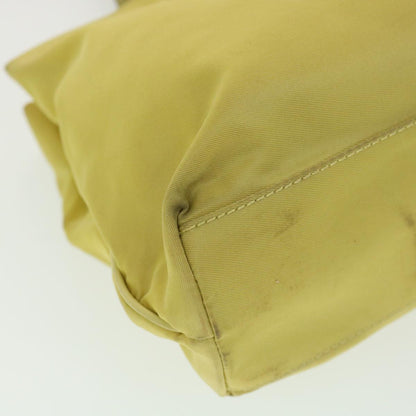 Prada Shoulder Bag Nylon Yellow  39147