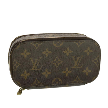 LOUIS VUITTON Monogram Trousse Brush PM Cosmetic Pouch M47510 LV 39154