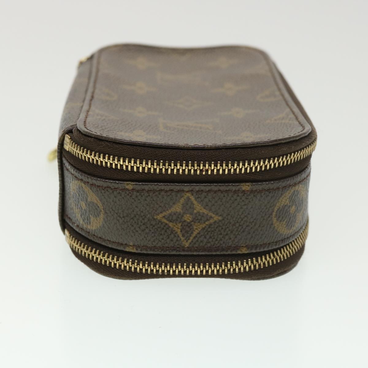 LOUIS VUITTON Monogram Trousse Brush PM Cosmetic Pouch M47510 LV 39154