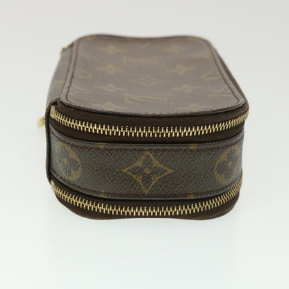 LOUIS VUITTON Monogram Trousse Brush PM Cosmetic Pouch M47510 LV 39154